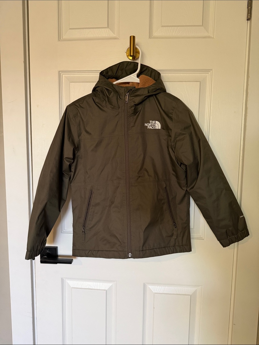 The North Face Kids' Olive Green Hooded Raincoat